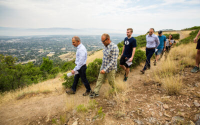 A climate discovery hike with Congressman John Curtis