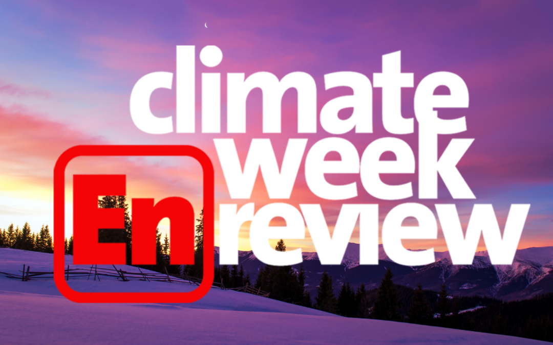 Climate Week En Review: December 2, 2022