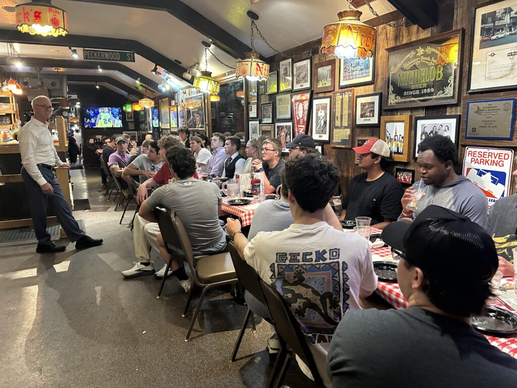 republicEn hosted the ACC Hoosiers and IU College Republicans for dinner with Bob Inglis