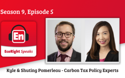 EcoRight Speaks, Season 9, Episode 5: carbon tax experts Shuting Pomerleau and Kyle Pomerleau