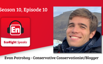 EcoRight Speaks, season 10, episode 10, featuring Evan Patrohay, blogger and ACC volunteer