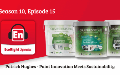 EcoRight Speaks, Season 10, Episode 15, featuring non-toxic paint entrepreneur, Patrick Hughes