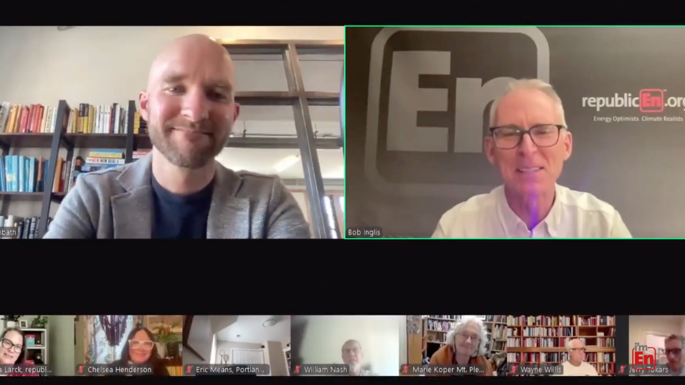 Screenshot from webinar of Dale Strickler