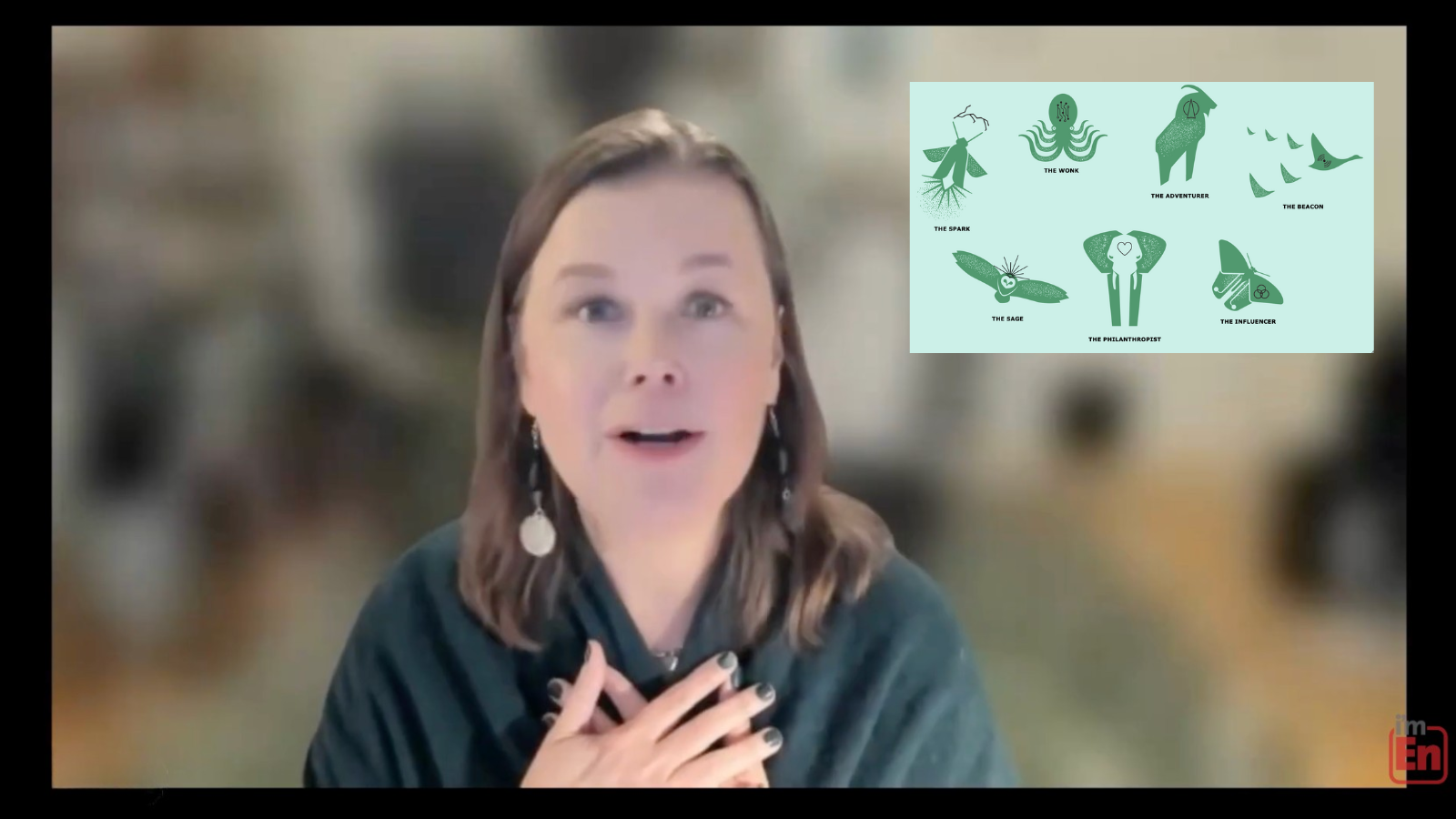 Shuting Pomerleau smiles during her webinar with republicEn