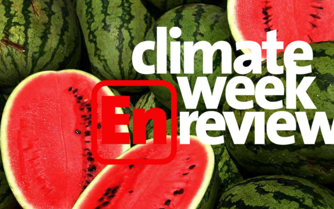 Climate Week En Review: These Are Days